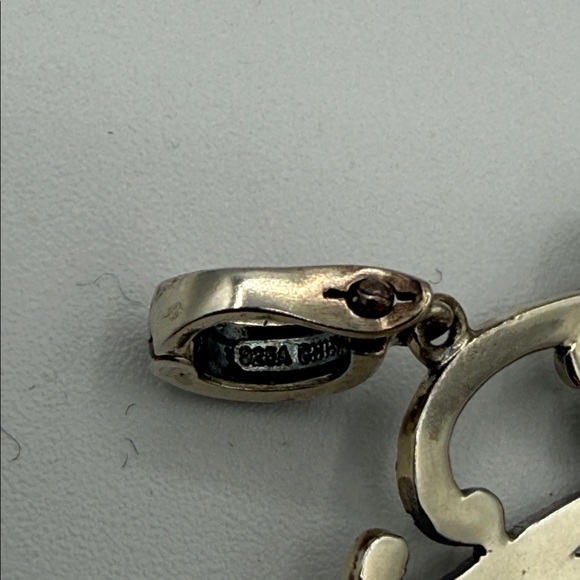 C547 Vintage 925 Silver Filigree Pendant - Picture 2 of 5